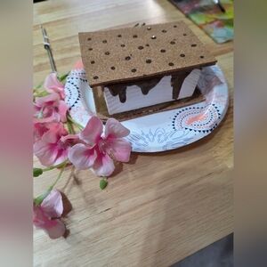 Decorative S'mores Centerpiece Hand Crafted